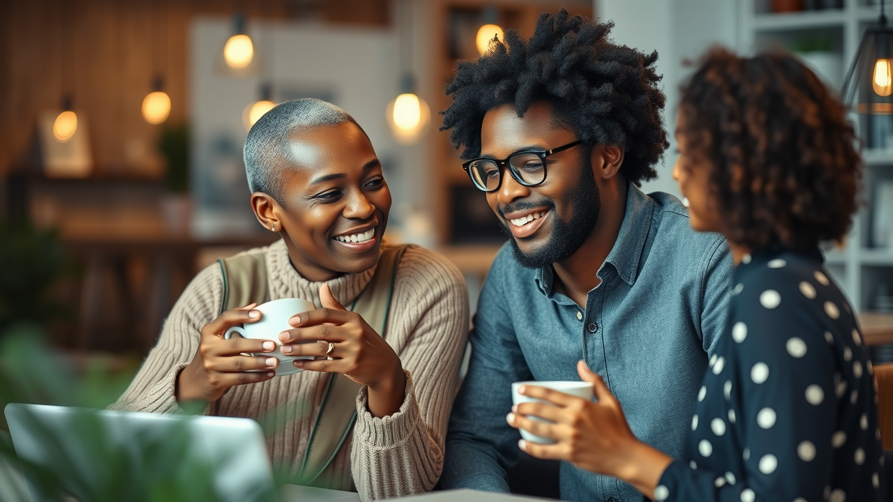 Inspiring business mentor and mentee exchanging ideas over coffee illustrating the importance of mentorship in small business growth strategies