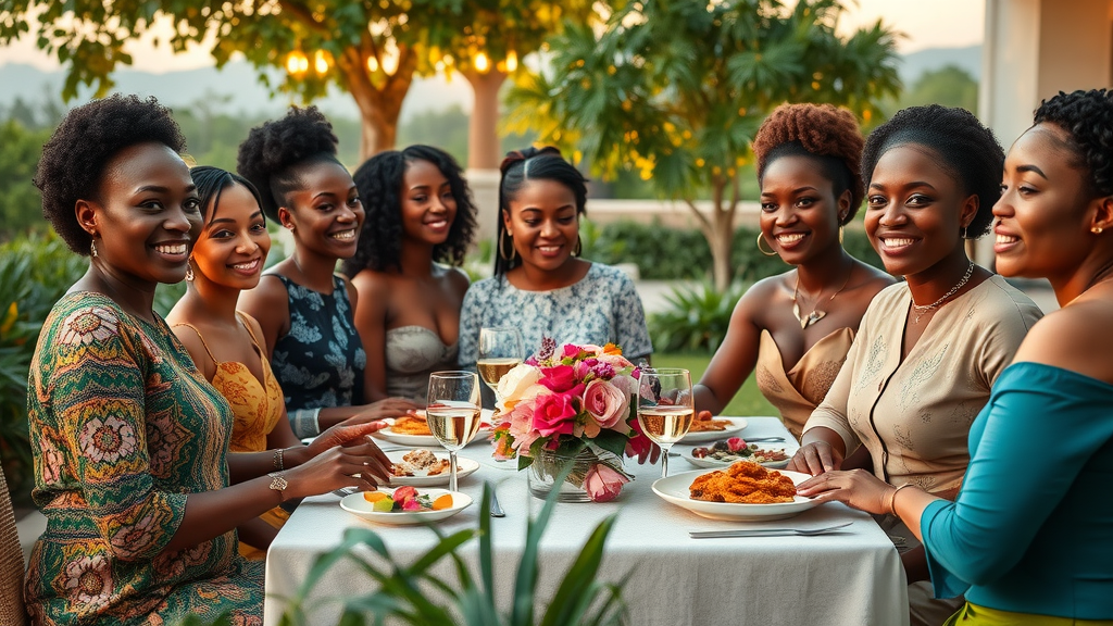 African women networking at brunch event in Kampala, African Sisters Network Uganda