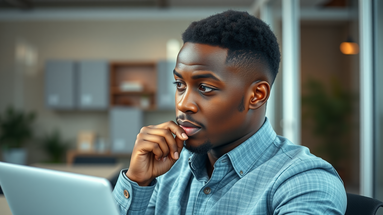 Dynamic young entrepreneur planning content strategy in content creation for entrepreneurs