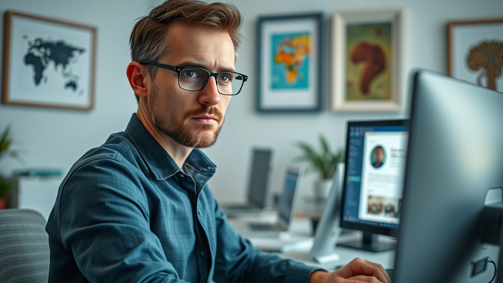 African marketing specialist optimizing email campaign performance to boost deliverability and engagement